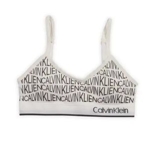 NWT Calvin Klein CALVIN BOLD LOGO Bralette (Little Girls size 6/6X)